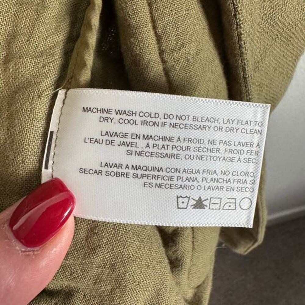 AG‎ Adriano Goldschmeid Size Small Boho Maura Oversized Jacket in Olive Grove - Picture 11 of 15